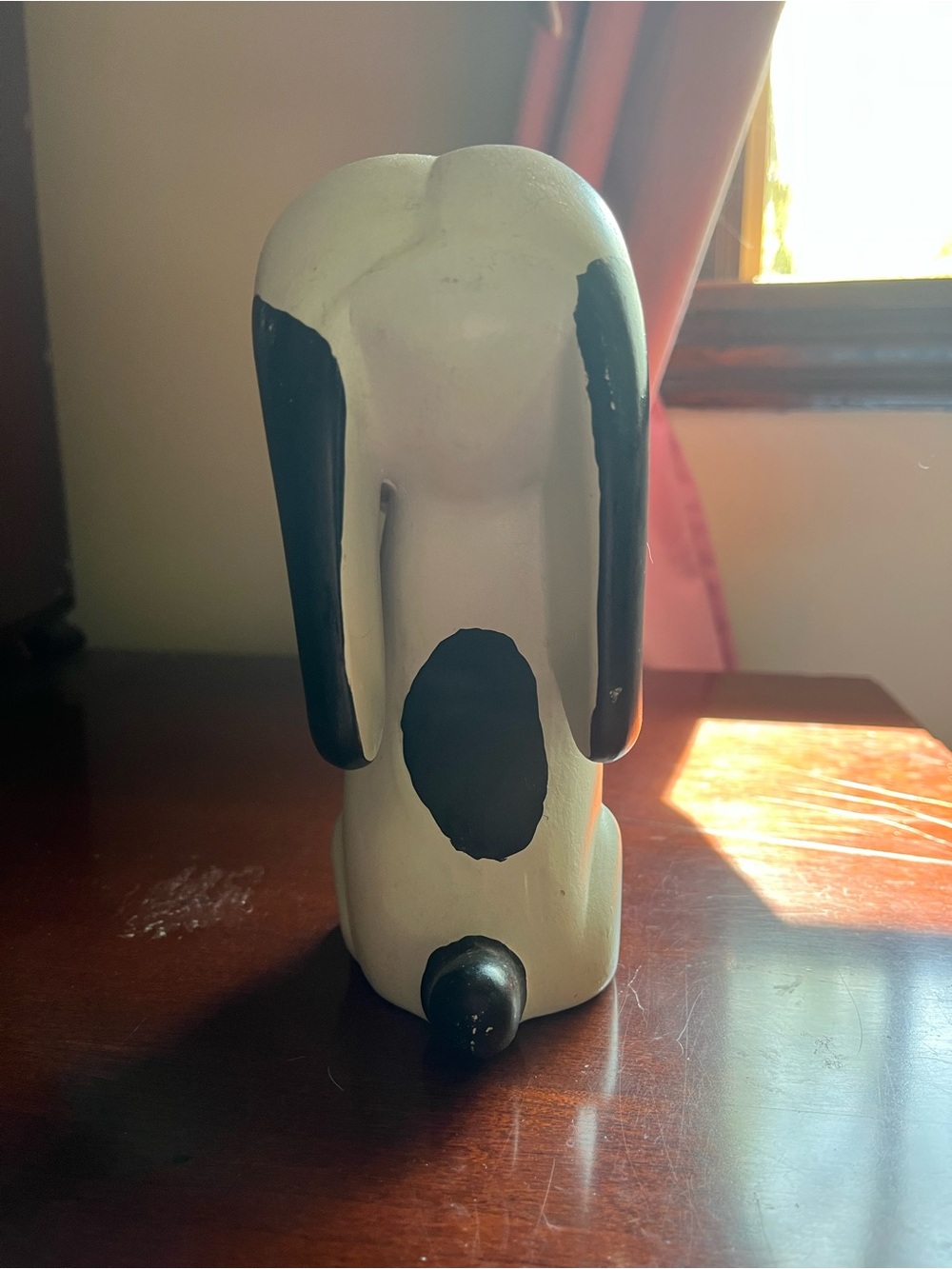 Peanuts White & Black Snoopy-Style Dog Figurine - Picture 2 of 3